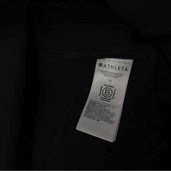 Athleta Black Wide Leg Pants - Picture 4 of 7